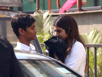 Khushi Kapoor snapped with her boyfriend