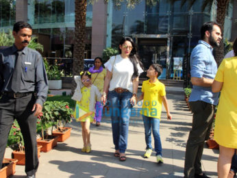 Madhuri Dixit, Manyata Dutt with family spotted at Yauatcha, BKC
