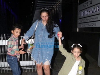 Manyata Dutt and kids spotted at Hakkasan