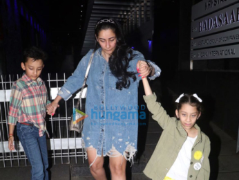 Manyata Dutt and kids spotted at Hakkasan