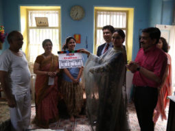 PICS: Madhuri Dixit gives mahurat clap for her Marathi Production 15 August