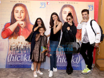 Rani Mukerji hosts a special screening of Hichki at YRF Studios