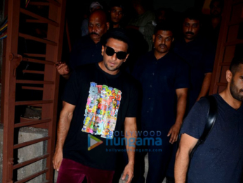 Ranveer Singh snapped post shooting for Gully Boy in Bandra