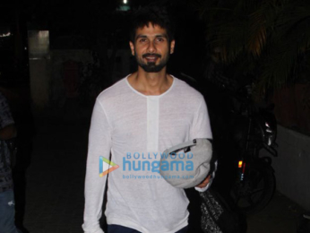 Shahid Kapoor snapped at Rakeysh Omprakash Mehra's office