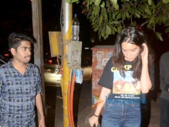Shraddha Kapoor snapped with her family post dinner in Bandra