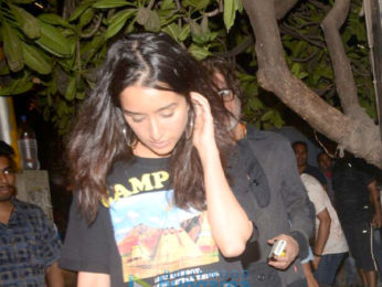 Shraddha Kapoor snapped with her family post dinner in Bandra