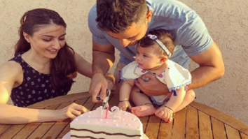 Soha Ali Khan and Kunal Khemu introduce the concept of half birthday for Inaaya