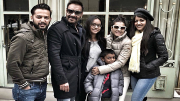 Ajay Devgn rings in his 49th birthday with Kajol, Nysa, Yug, Vatsal Sheth and Ishita Dutta in Paris