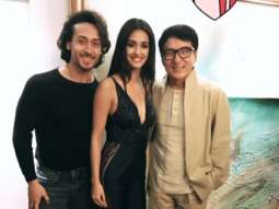 Baaghi 2 couple Disha Patani and Tiger Shroff pose with their favourite Jackie Chan Baaghi 2 couple Disha Patani and Tiger Shroff pose with their favourite Jackie Chan