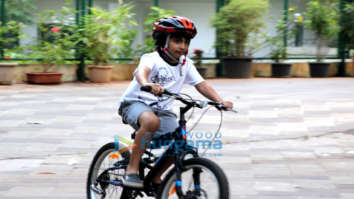 Emraan Hashmi’s son Ayaan snapped while cycling