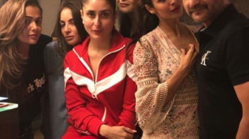 Inside access: Kareena Kapoor Khan looks as happy as the Easter bunny with Malaika Arora, Amrita Arora and Karan Johar