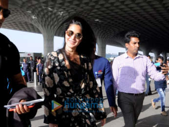Katrina Kaif snapped at the airport while heading to Delhi