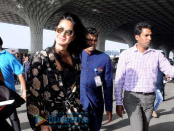 Katrina Kaif snapped at the airport while heading to Delhi