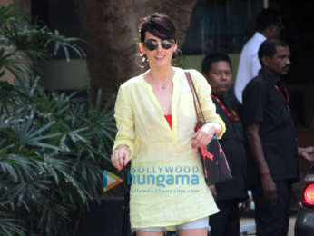 Mandana Karimi spotted at Otters Club in Bandra