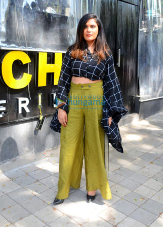 Richa Chadda and Rahul Bhat promote their film Daas Dev in Bandra