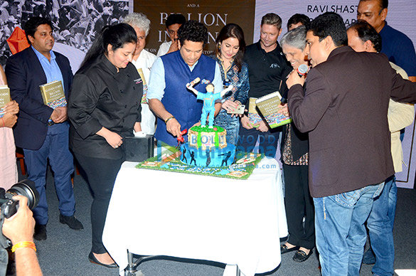 Sachin Tendulkar launches Boria Majumdar’s book ‘Eleven Gods and A Billion Indians’ Sachin Tendulkar launches Boria Majumdar’s book ‘Eleven Gods and A Billion Indians’