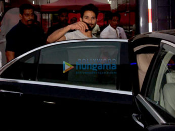 Shahid Kapoor and Shruti Haasan spotted at Mehboob studio shooting for an advertisement