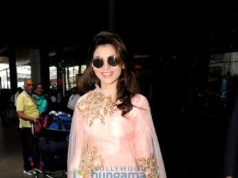 Urvashi Rautela snapped returning from Delhi