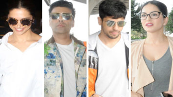 Weekly Airport Style: Deepika Padukone, Karan Johar, Sidharth Malhotra, Sunny Leone and Aditi Rao Hydari slay in classics with a twist!