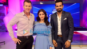Alia Bhatt promotes Raazi on the sets of Kent Cricket Live