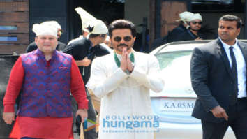 Anil Kapoor, Arjun Kapoor & others snapped attending Anand Ahuja-Sonam Kapoor’s wedding