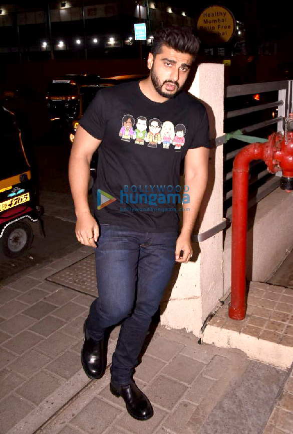 Arjun Kapoor and Mohit Marwah spotted at a screening Arjun Kapoor and Mohit Marwah spotted at a screening