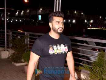 Arjun Kapoor and Mohit Marwah spotted at a screening