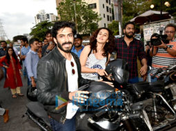 Harshvardhan Kapoor snapped promoting his film Bhavesh Joshi Superhero