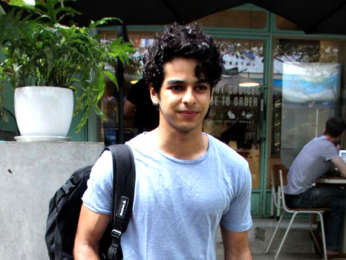 Ishaan Khatter snapped at Kitchen Garden