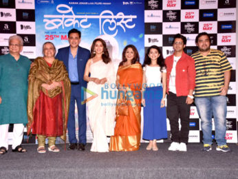 Madhuri Dixit and Karan Johar attend the trailer launch of the film Bucket List