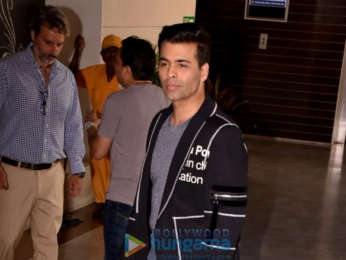 Madhuri Dixit and Karan Johar attend the trailer launch of the film Bucket List