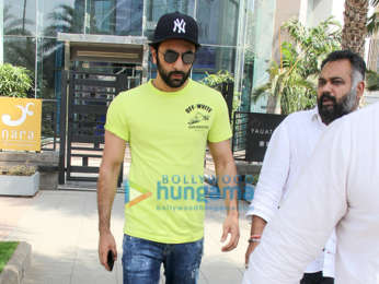 Ranbir Kapoor and Luv Ranjan snapped outside Yauatcha in BKC