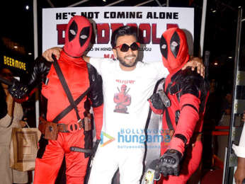 Ranveer Singh graces the screening of Deadpool 2