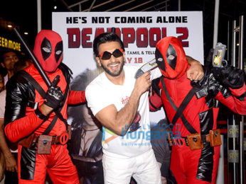 Ranveer Singh graces the screening of Deadpool 2