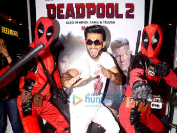 Ranveer Singh graces the screening of Deadpool 2