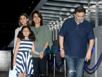 Rishi Kapoor snapped with family at Hakkasan in Bandra