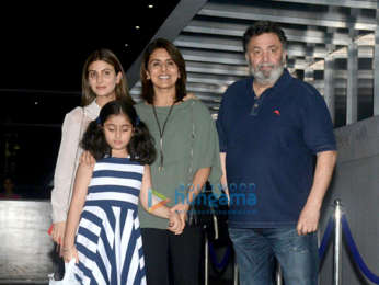 Rishi Kapoor snapped with family at Hakkasan in Bandra