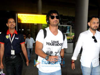 Sushant Singh Rajput, Suniel Shetty and Raveena Tandon snapped at the airport