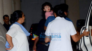 Taimur Ali Khan spotted at Amrita Arora’s house