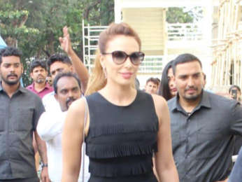 Cast of Race 3 arrive for the launch of the track 'Allah Duhai Hai'