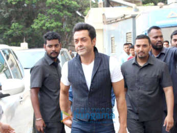 Cast of Race 3 arrive for the launch of the track 'Allah Duhai Hai'