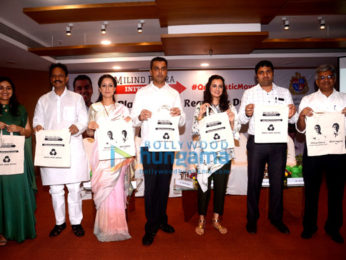 Dia Mirza and Rouble Nagi attend Milind Deora's anti-plastic event