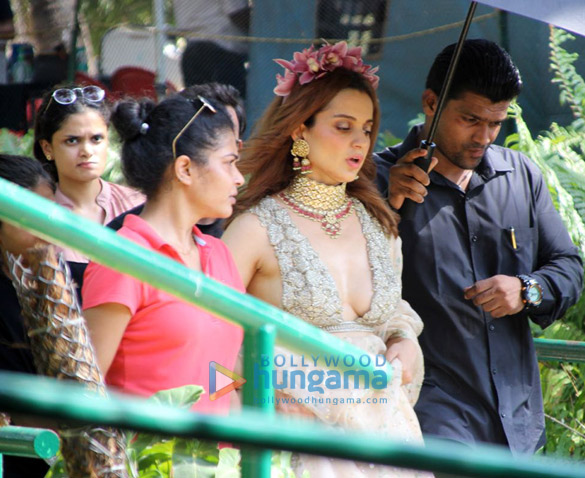Kangana Ranaut snapped at the location of her film Kangana Ranaut snapped at the location of her film