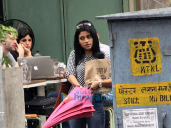 Konkona Sen Sharma spotted at Kitchen Garden