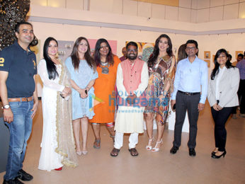 Mahima Chaudhry, Pooja Bedi, Sanjeev Kapoor & others grace Prabhakar Singh's art show 'Ensemble'