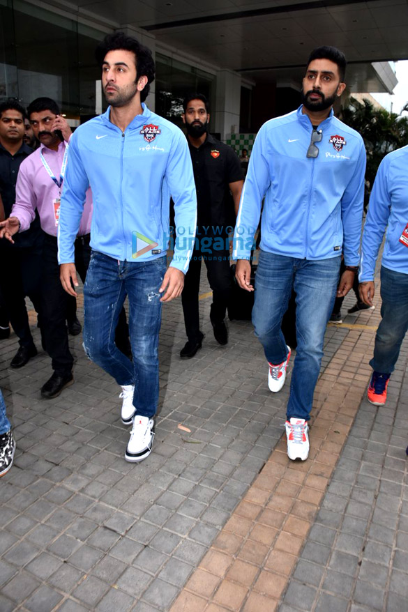 Ranbir Kapoor, Abhishek Bachchan, Ishaan Khatter and others snapped at football match Ranbir Kapoor, Abhishek Bachchan, Ishaan Khatter and others snapped at football match
