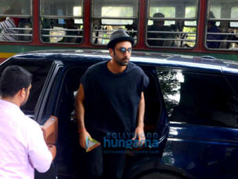 Ranbir Kapoor spotted at a salon in Bandra
