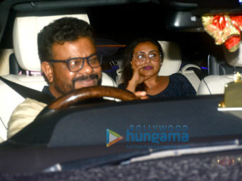 Rani Mukerji and Aditya Chopra spotted at Karan Johar's house