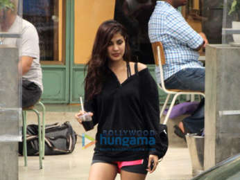 Rhea Chakraborty spotted at the Kitchen Garden