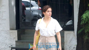 Sanya Malhotra snapped at The Korner House